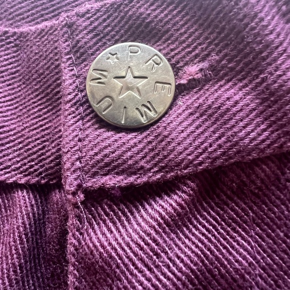 NWT Vintage Premium Mens Jean Short 42x11 12" Wide Leg (D3) - Picture 7 of 11